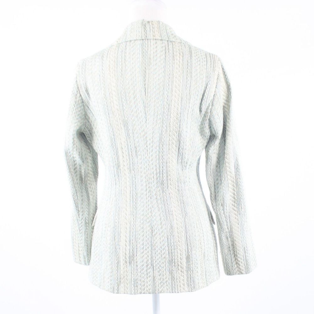 Eccoci beige uneven striped coat 8 - Picture 7 of 8